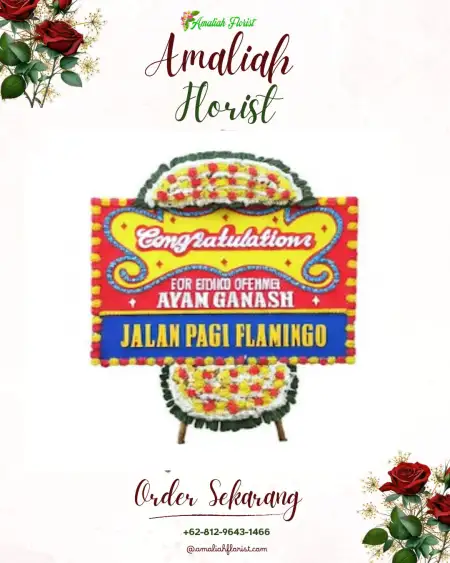 Sewa Papan Bunga Pinang Ranti